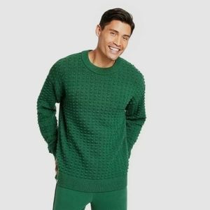 Men's Textured Sweater LEGO x Target Green Size L NWT